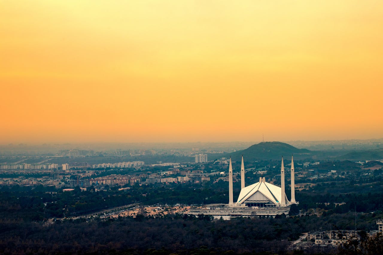 Faisal Masjid in Islamabad, Pakistan